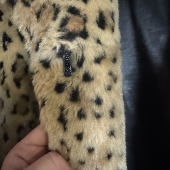 Worthington Leopard Faux Fur Jacket - Picture 5 of 8